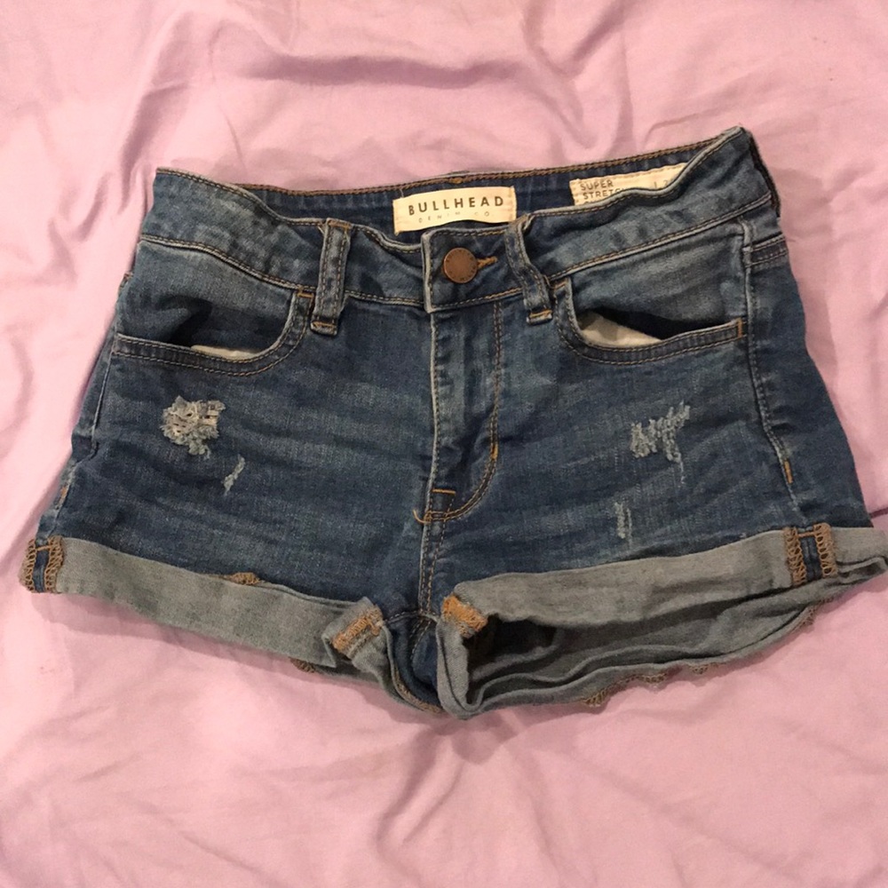 BULLHEAD SUPER STRETCH SIZE 24 ROLLED BOTTOM SHORT